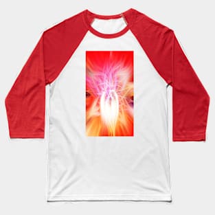 Unique Swirl Design Baseball T-Shirt